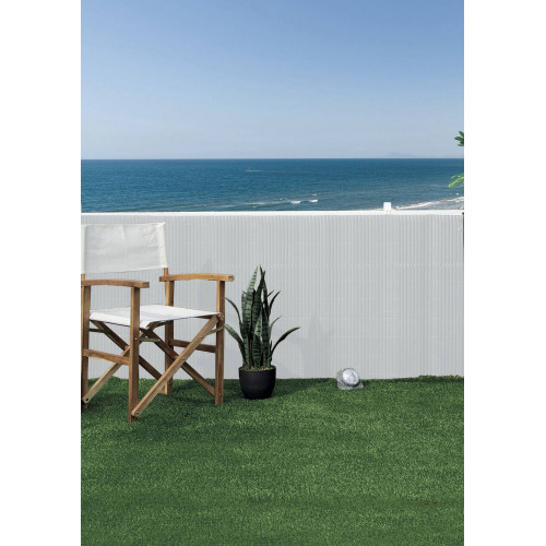 Canisse PVC double face 20mm - Blanc - 1,5x3m - NORTENE 