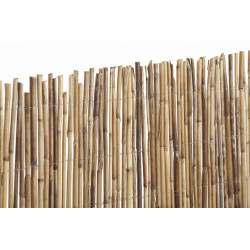 Clôture tiges entières de bambou - Naturel - 1x5m - NORTENE 