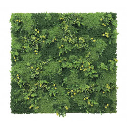 Panneau décoratif Tundra feuillage synthétique - Vert - 1x1m - NORTENE 
