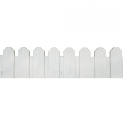 4 bordures flexibles en plastique - Blanc - 20x80cm - NORTENE 