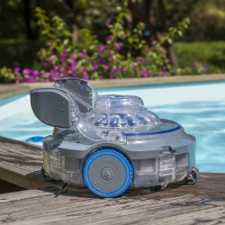 Robot à batterie rechargeable pour piscines hors-sol et enterrées jusqu'à 12x5m - GRE POOLS