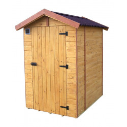 Abri WC en panneaux de bois - 1,35 m² de marque HABRITA, référence: J4213900