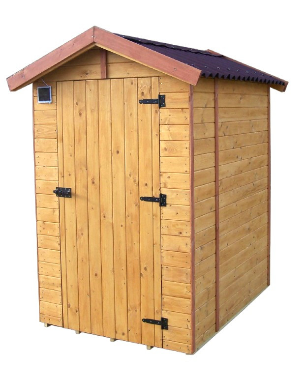 Abri WC en panneaux de bois - 1,35 m²
