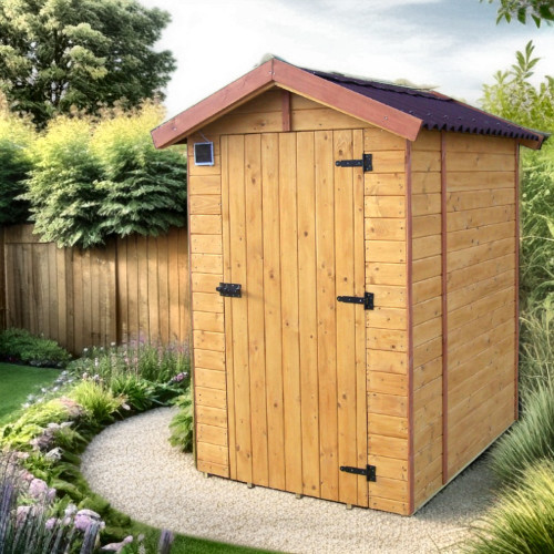 Abri WC en panneaux de bois - 1,35 m² - HABRITA