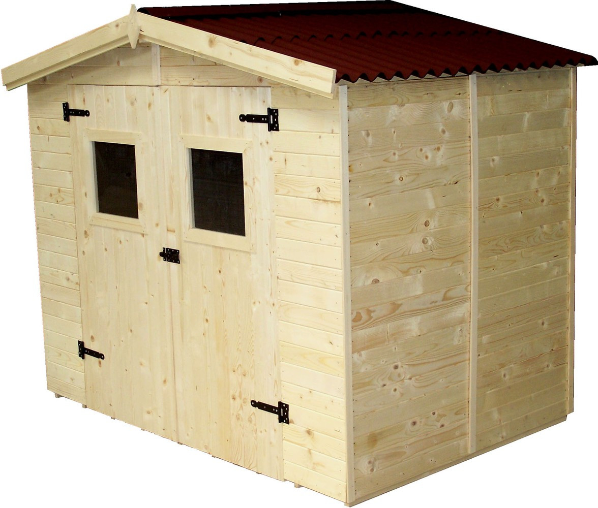 Abri en panneaux de bois - 3,70 m²