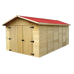 Garage en panneaux de bois - 13,20 m² de marque HABRITA, référence: J4217000