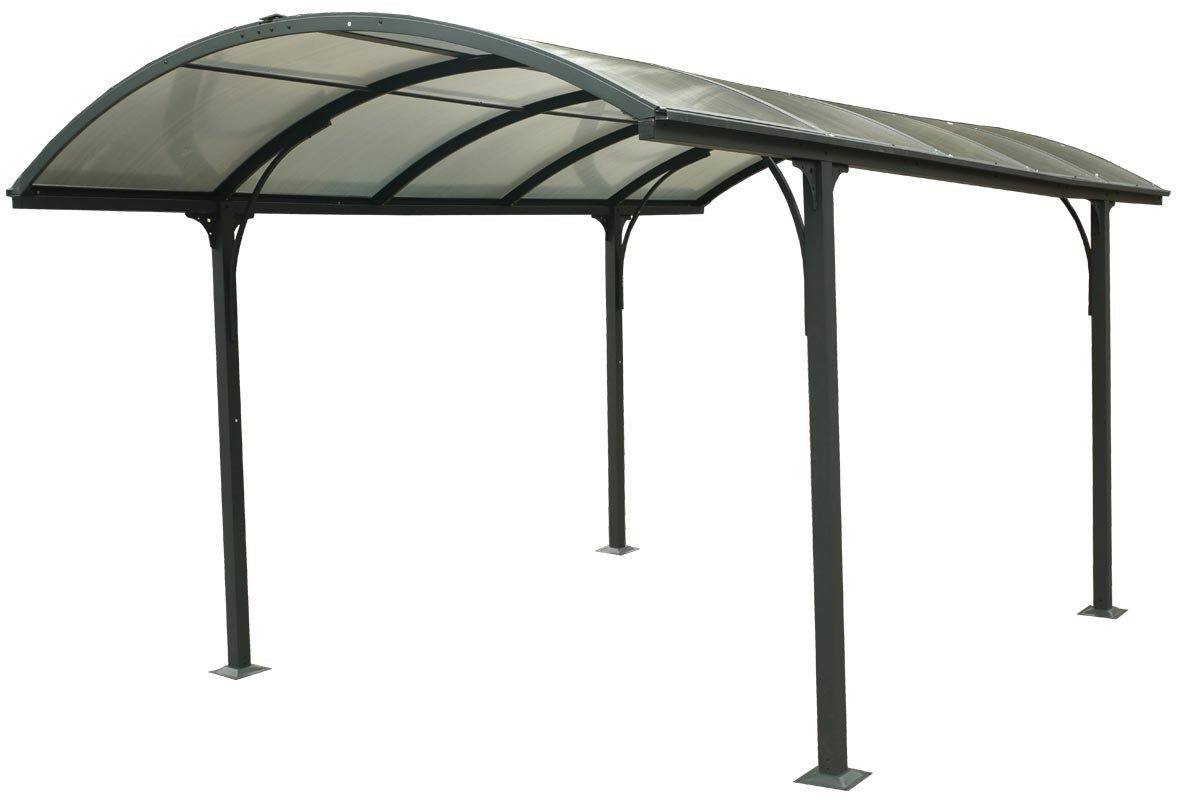 Carport toit arrondi 14 62 m² HABRITA - vue 3