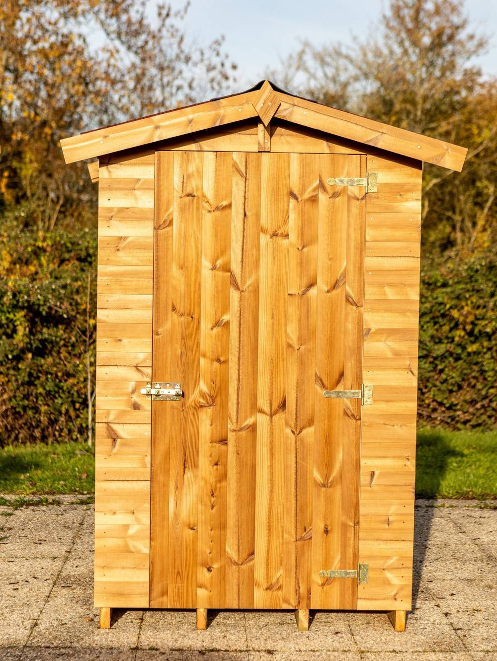 Abri de jardin Habrita bois .145 x P.145 x H.210 cm surface totale 1 96m² - vue 2