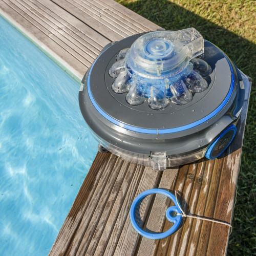 Robot à batterie rechargeable pour piscines hors-sol et enterrées jusqu'à 10 x 5 m - GRE POOLS