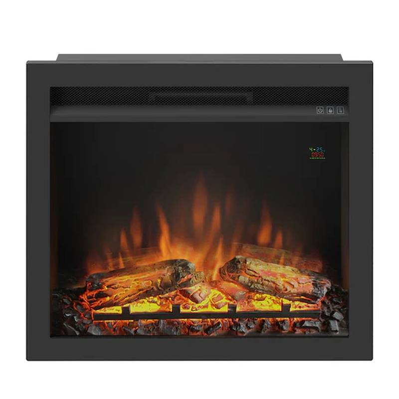 Powerflame cheminé électrique encastrable + kit d'installation - Puissance de chauffe 1500W