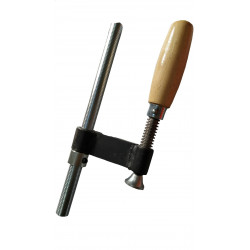 Établi de bricolage 2000 mm avec étau – Plateau hêtre massif et pieds acier - Pinié