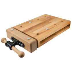 Plan de travail compact avec étau 770 mm – Plateau hêtre massif 80 mm de marque Pinié, référence: B8380900