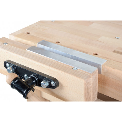 Établi menuiserie 2000 mm – Plateau hêtre 120 mm – Étaux Bench11 et Bench13 - Pinié