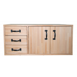 Petite armoire en bois - 1045 mm de marque Pinié, référence: B8385000