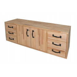 Cabinet en bois Large - 1390 mm - Pinié