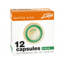 Sachet de 12 capsule de bouteille FAMILIA WISS 100 - LE PARFAIT