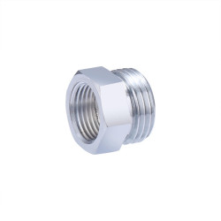 1 mamelon chrome M  1/2 - F  3/8 de marque QUICK PLOMBERIE, référence: B8397400