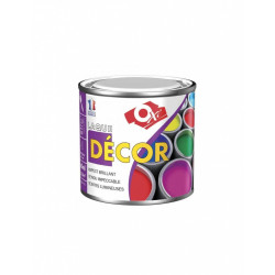 Laque decor multi-support brillant int/ext blanc 60ml de marque Durieu, référence: B8411900