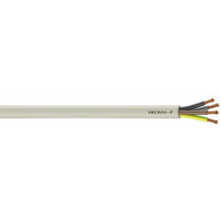 Câble électrique 4 G 0.75 mm² h03vvf à la coupe, blanc de marque Sans marque, référence: B8433700