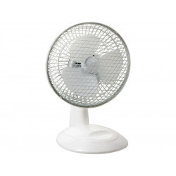 Ventilateur sur table Moe 15cm 15w blanc - Sans marque