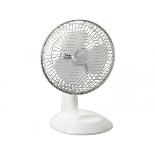 Ventilateur sur table Moe 15cm 15w blanc - Sans marque