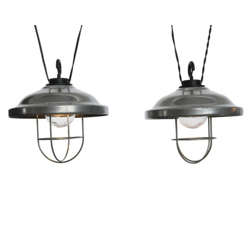 Guirlande solaire blanc froid 1 lumen Grange LUMINEO - LUMINEO
