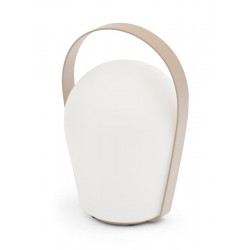 Lampe de table large Bob Loop - 20 x 18 x 29 cm - sand de marque PROLOISIRS, référence: B8226200