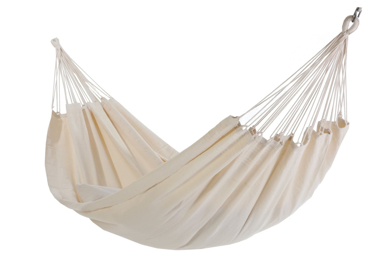 Hamac PROLOISIRS Toile de hamac personal 104 245 x 160 cm 100% coton Naturel 2 personnes - vue 2