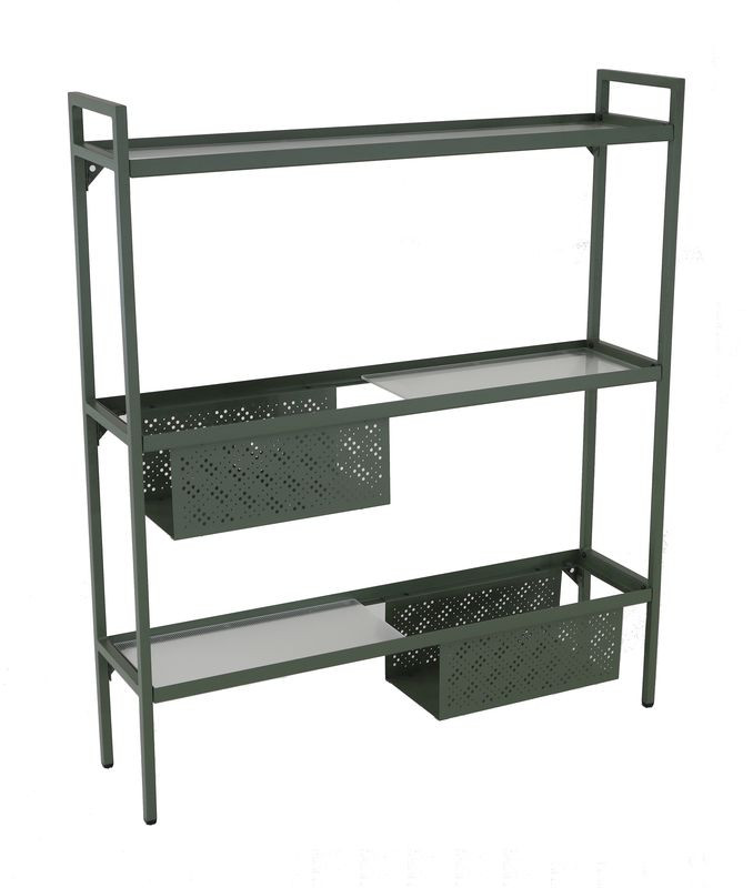 Etagère Balcon en acier à 3 niveaux 118 x 24 x 102 cm