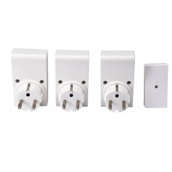 3 prises télécommandées 1000W + télécommande 3 boutons - Gao