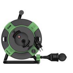 Enrouleur Jardin H05VV-F, 3G1,0mm2, 37+3 mètres - Quarx