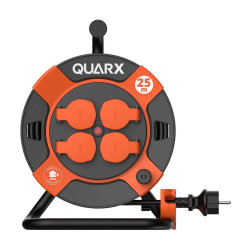 Enrouleur électrique Chantier H07RN-F 3G2,5mm2, 25 mètres - Quarx