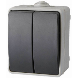 Double Va et Vient extérieur IP54 - Aquatop de marque Gao, référence: B8455400
