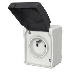 Prise 2P+T 16A extérieur IP54 - Aquatop - Gao