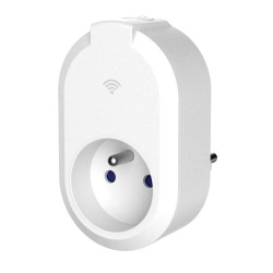 2 prises connectées wifi de marque Link2home, référence: B8455900