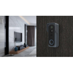 Kit Sonnette connectée + carillon rechargeable - Link2home