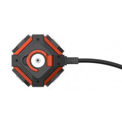 Multiprise 4P 2P+T extérieur IP44  câble 3M , avec aimant et crochet, de marque Link2home, référence: B8457100