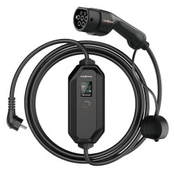 Chargeur de voiture portable 16A/Type2, 3.7KW, câble 7 mètres de marque Link2home, référence: B8457300