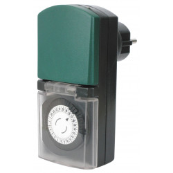 Programmateur mécanique extérieur - IP44 - 3680 W - Blanc - 16 A de marque Gao, référence: J8453100