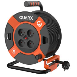 Enrouleur électrique bricolage H05VV-F 3G1,5mm2 40 mètres de marque Quarx, référence: B8454400