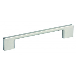 Poignée de meuble Nakana 128 nickel brossé + vis de marque Centrale Brico, référence: B8467300