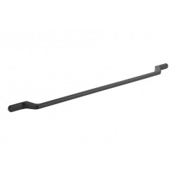 Poignée de meuble Mount 224 noir mat de marque Centrale Brico, référence: B8480100