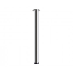 Pied de table TS001 820/60mm chrome - réglable de marque Centrale Brico, référence: B8483500