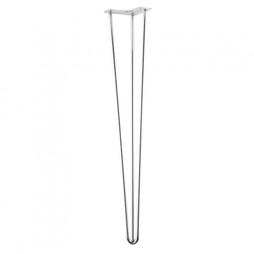 Pied de table TS003 710mm chrome - Centrale Brico