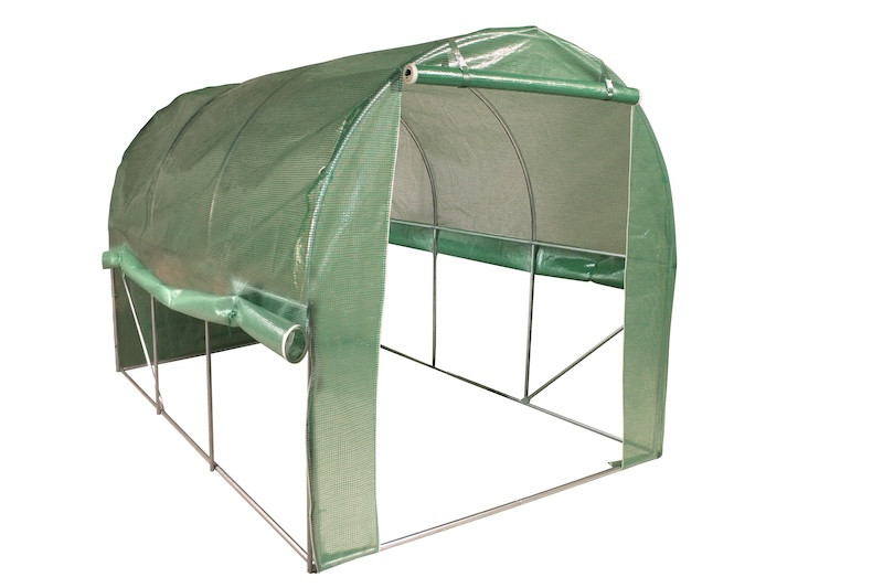 Serre tunnel 6m² tubes diamètre de 25mm avec côtés relevables