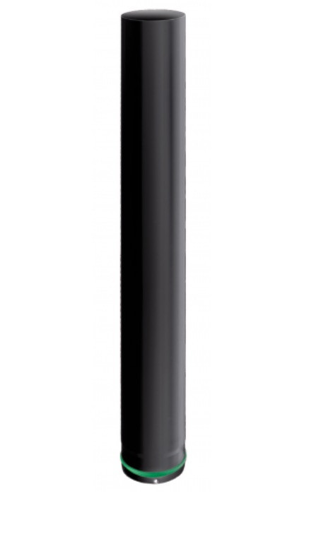 Joncoux Elément droit à simple paroi modèle Apollo largeur 250mm Email 0.7mm D.80 - vue 2