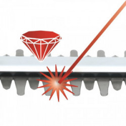 Taille-haie sans fil – GC-CH 1846 Li – Longueur de coupe 46 cm – Lames acier laser - EINHELL