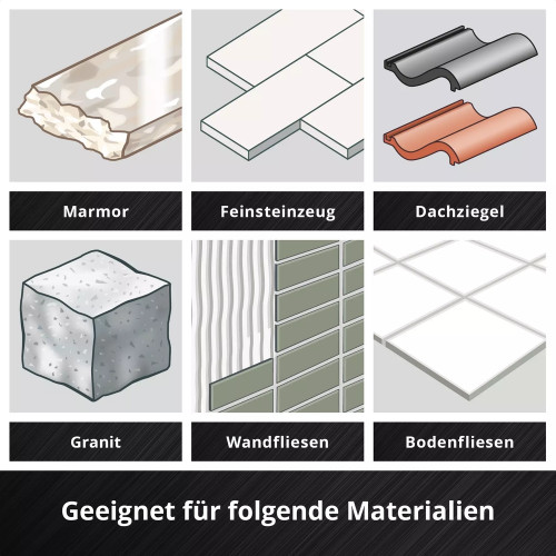 Coffret de forets diamantés XS-CASE , 4 pièces - EINHELL