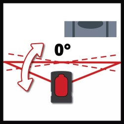 Laser lignes croisées – TC-LL 2 G – Laser vert – 16 m – Auto-nivelant – Précision 0,5 mm/m - EINHELL