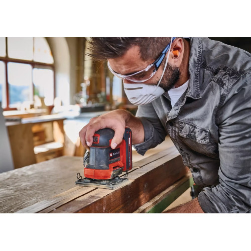 Ponceuse orbitale sans fil – TE-OS 18/113 3X Li-Solo – 18 V – Ø oscillation 1,8 mm – 3 plateaux – Power X-Change - EINHELL 